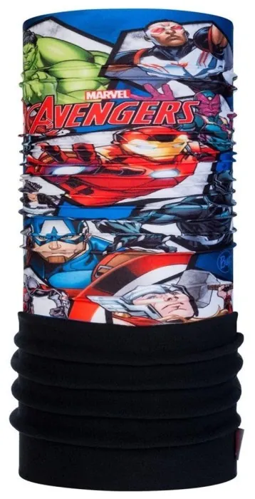 Шарф-труба дитячий (8-12) Buff Superheroes Junior Polar, Avengers Time Multi Black