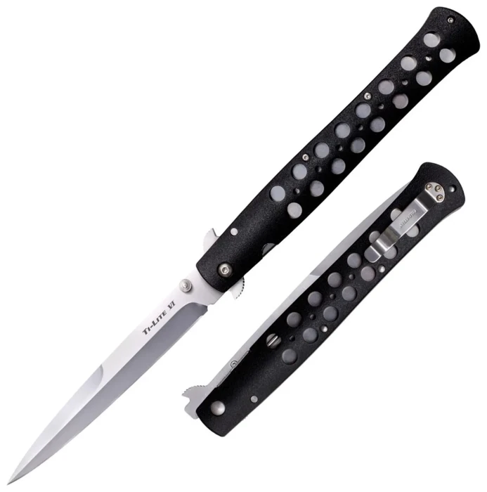 Ніж складаний Cold Steel 6" TI-Lite, ZY-EX Handle, Black