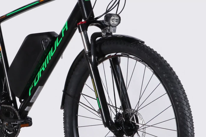 Велосипед з електроприводом 29" AL Formula eCURSOR MAN DD CS рама-21" 48B 17.5А*г 500Вт чорно-зелений 2026