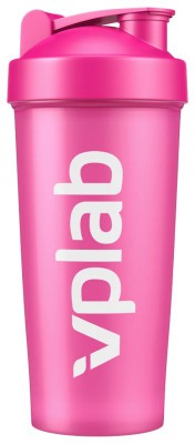Shaker with blender ball - 700ml Pink