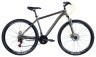 Велосипед 29" Discovery RIDER 2024 (темно-серебристый с красным (м))