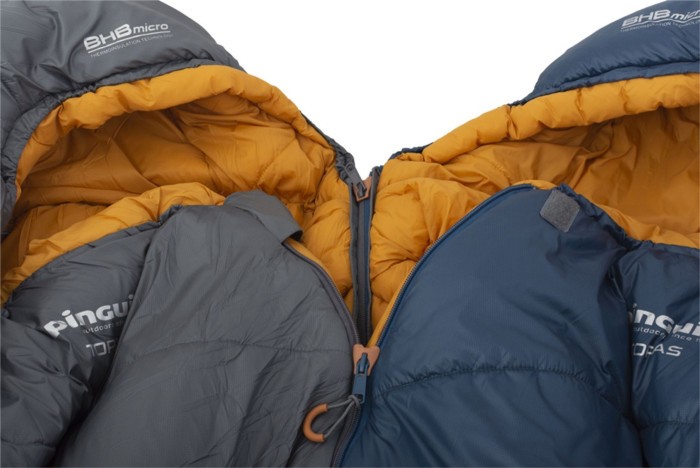 Спальный мешок Pinguin Expert (-8°С/-16°С), 185 см - Right Zip, Grey (PNG 233285) 2020