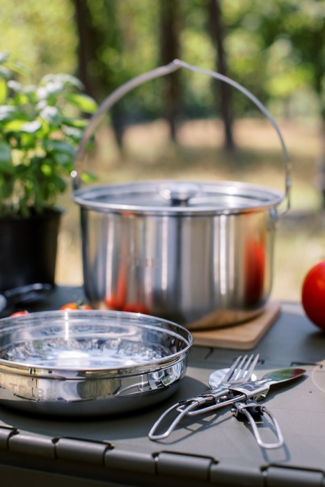 Набір столових приборів Tribe Compact Set сталевий T-FC-0021-metal, укр, укр