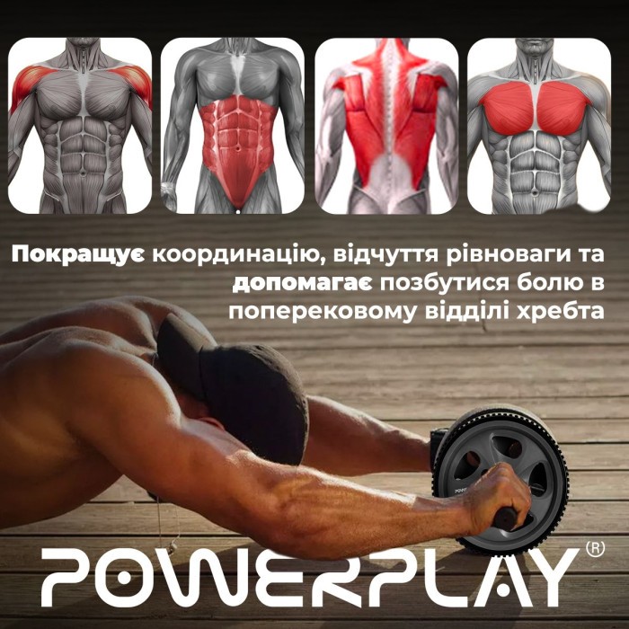 Колесо для преса PowerPlay PP-4345 Exercise Wheel (d16.5cm.)