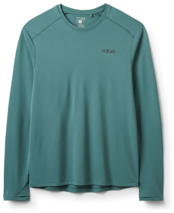 Футболка з довгим рукавом чоловіча Rab Force LS Tee, Green Sage