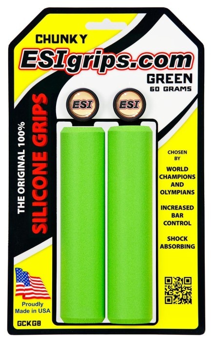 Грипсы ESI Chunky Green (зеленые)