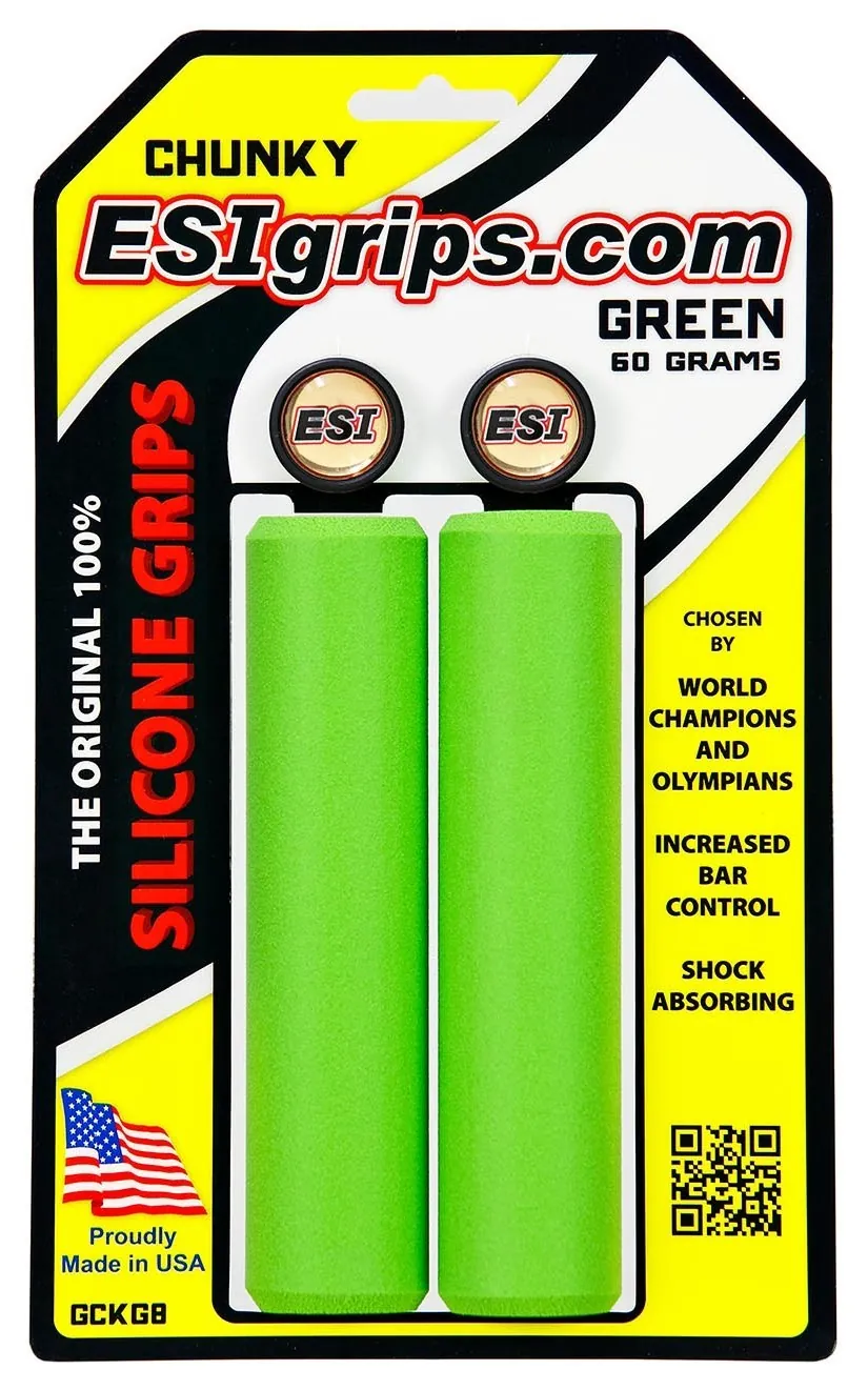 Гріпси ESI Chunky Green (зелені) (OBOD_GCKG8)