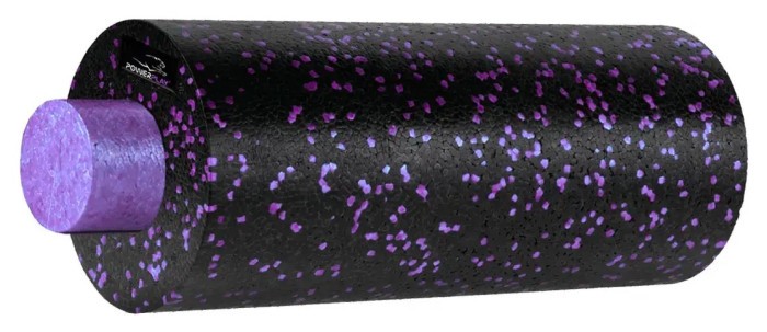 Массажний набір PowerPlay PP_4015 EPP Foam Roller Set 4in1 (2-а ролі + 2-а м'ячі) Чорно-Фіолетовий