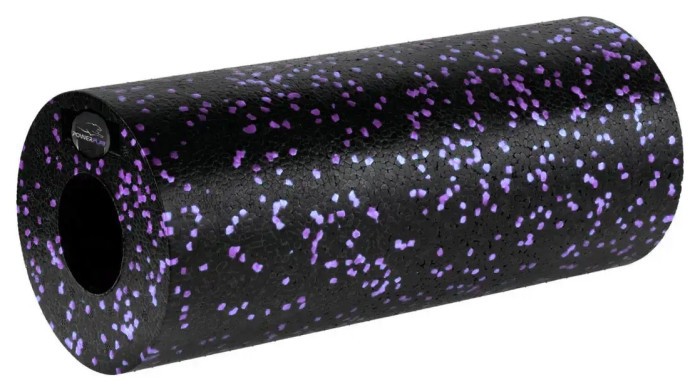 Массажний набір PowerPlay PP_4015 EPP Foam Roller Set 4in1 (2-а ролі + 2-а м'ячі) Чорно-Фіолетовий