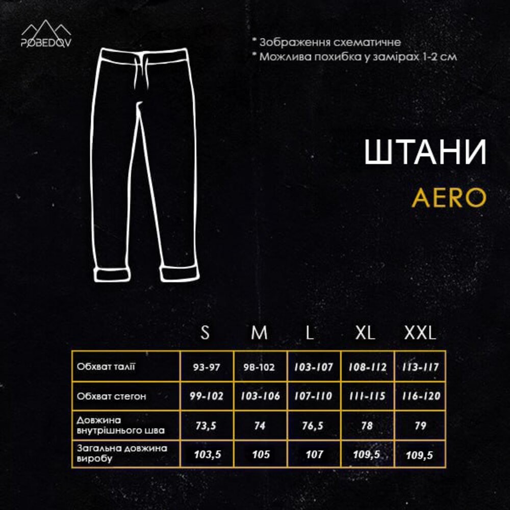 Однотонные базовые мужские брюки весна лето темно-серые Pobedov Aero