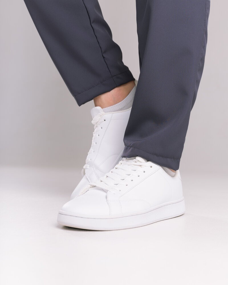 Однотонные базовые мужские брюки весна лето темно-серые Pobedov Aero