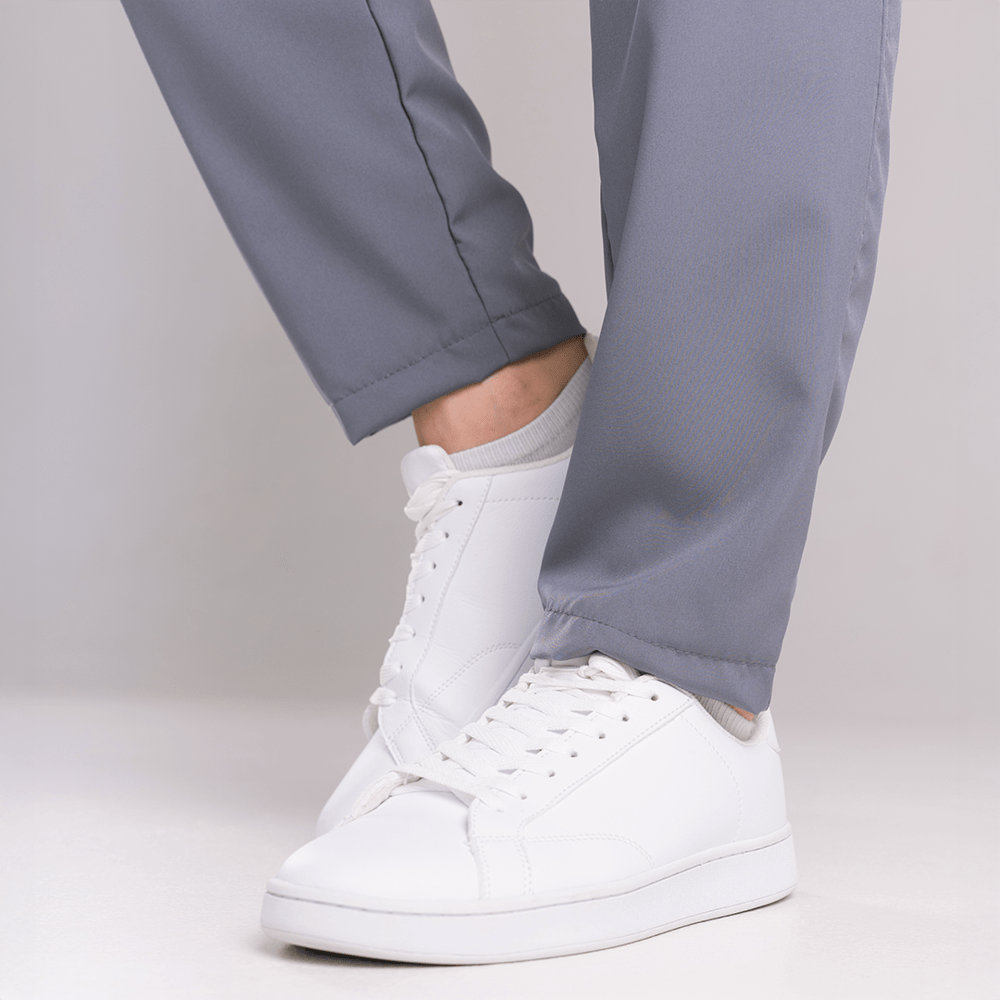 Однотонні базові чоловічі штани весна літо темно-сірі антрацит Pobedov Aero