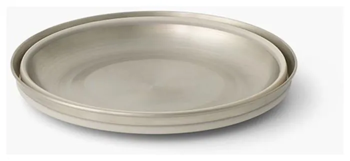 Миска складна Sea to Summit Detour Stainless Steel Collapsible Bowl, Moonstruck Grey, L