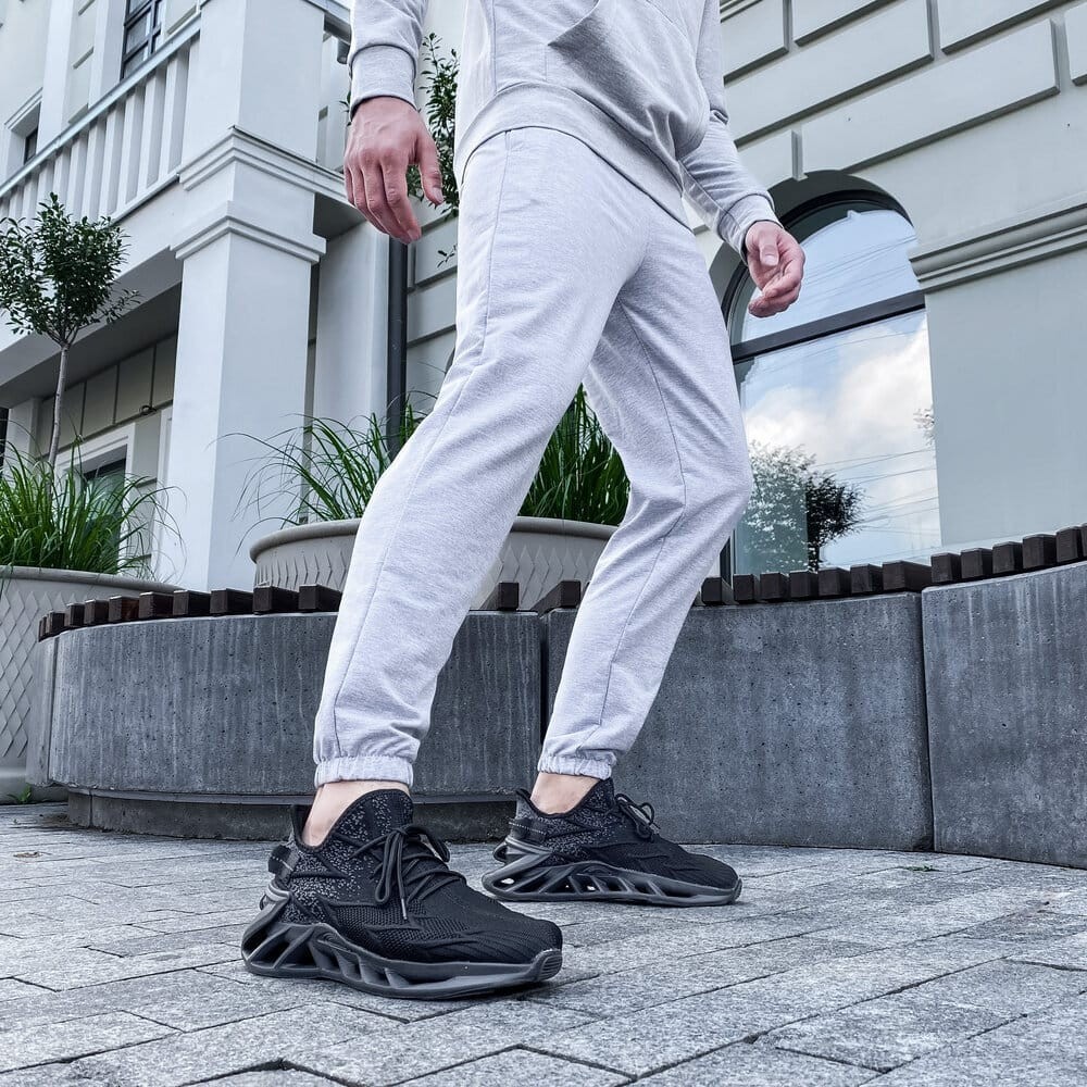 Чоловічі штани джогери з кишенями сірі Pobedov 95