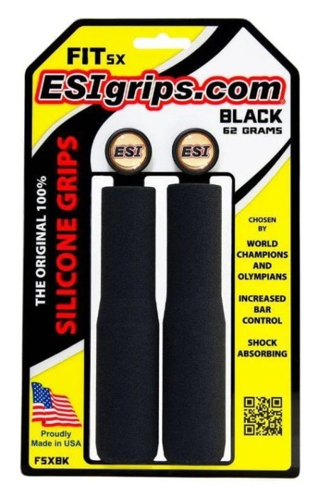 Гріпси ESI Fit SX Black (чорні), укр, укр