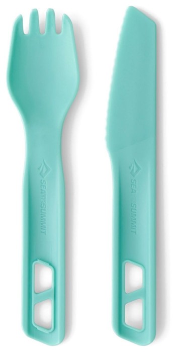 Набор столовых приборов Sea to Summit Passage Cutlery Set, 2 Piece, Aqua Sea Blue
