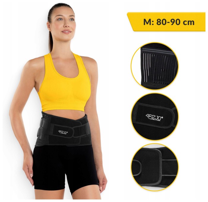 Пояс (бандаж) для поперекового відділу хребта 4FIZJO Size M (P-5907739317551)