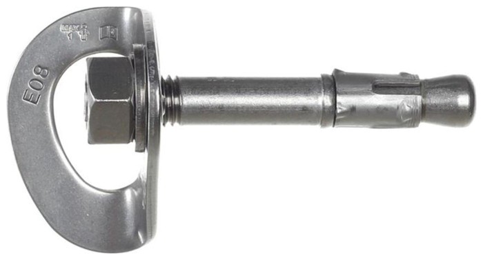 Ухо под болт стальное Singing Rock Hanger plate with bolt 10mm stainless steell