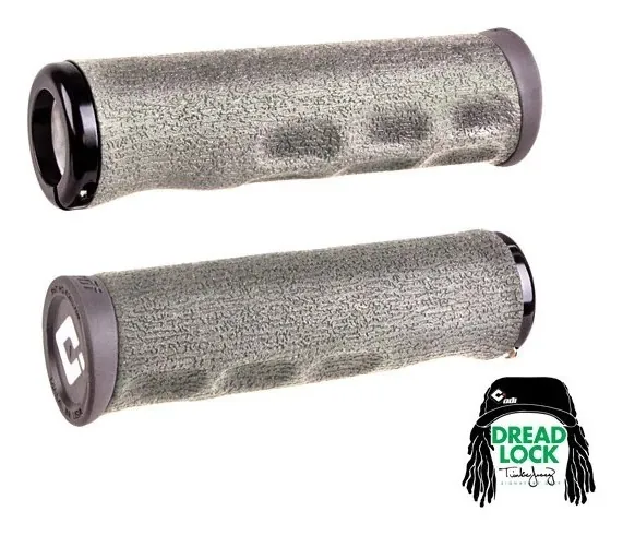 Грипси ODI Tinker Juarez Dread Lock Grip Graphite w/Black Clamp сірі із чорними замками (OBOD_D36DLH-B)