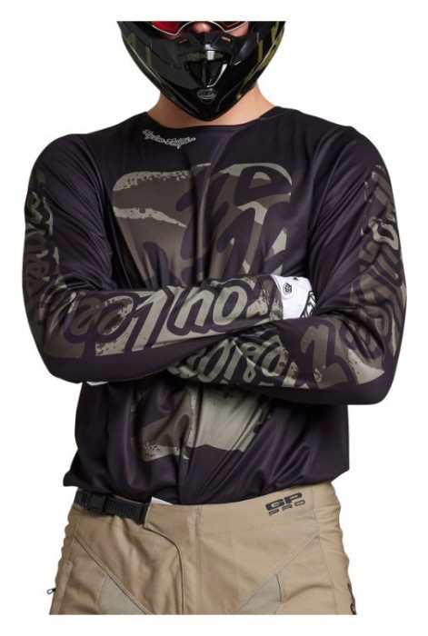 Мото джерсі TLD GP PRO JERSEY BOXED IN [BLACK/OLIVE] XL