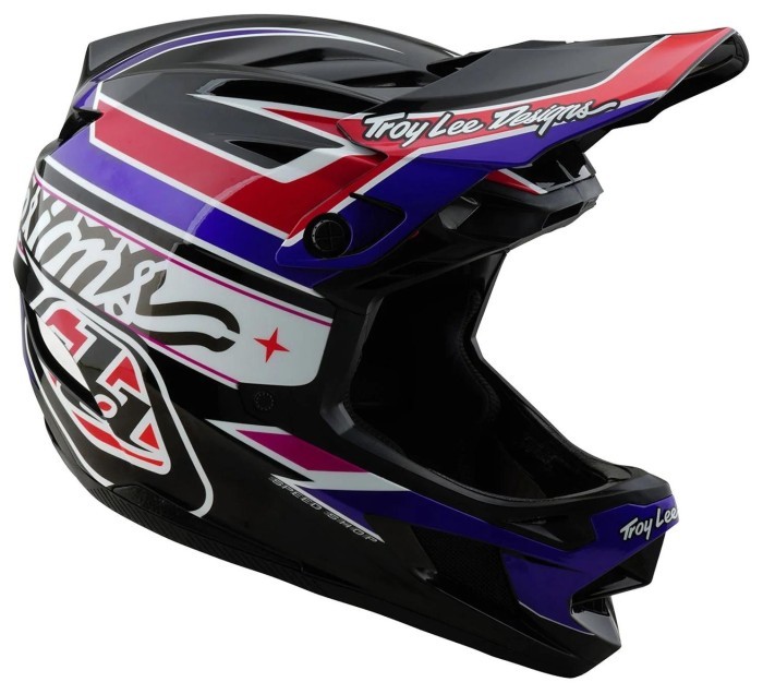 Велосипедный шлем TLD D4 POLYACRYLITE HELMET; LINEAR [BLACK] M