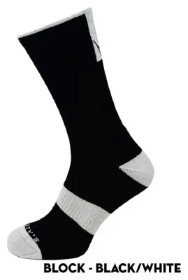 Носки Peaty's AW25 ShredSock - Block, Black/White, 10