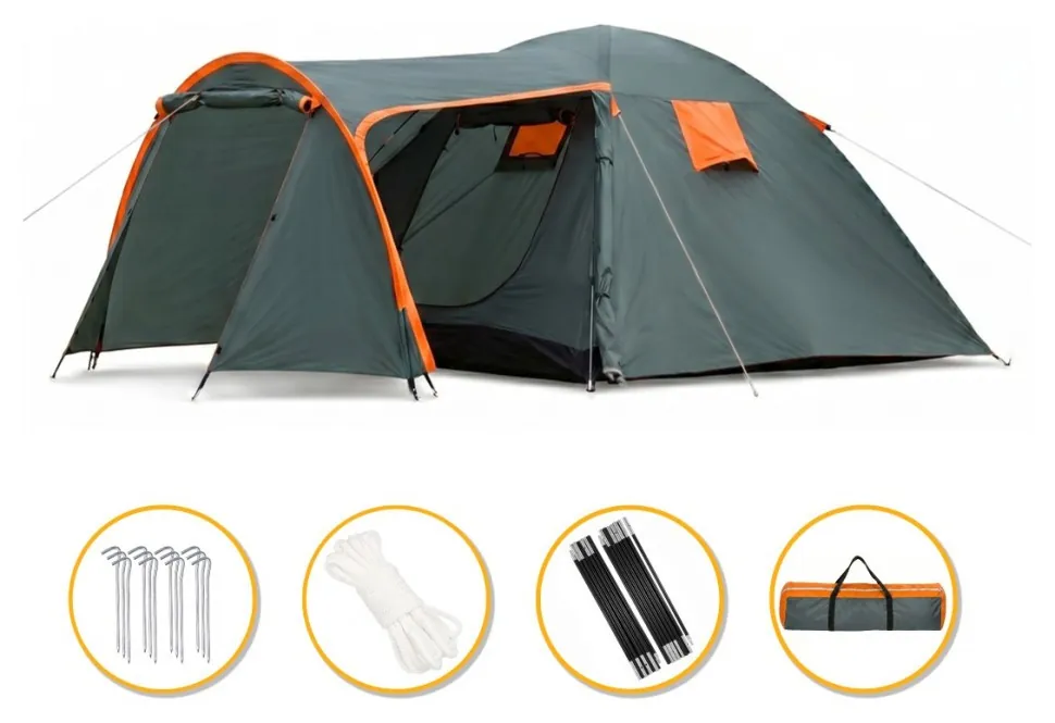 Туристичний намет LEOBRO Pro Camp Haki (LB-1089) (LEO_LB-1089)
