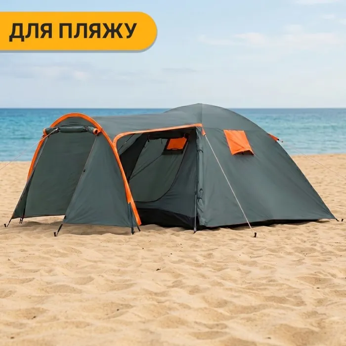 Туристичний намет LEOBRO Pro Camp Haki (LB-1089)