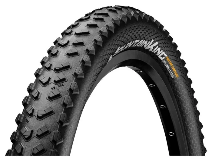 Покришка безкамерна Continental Mountain King ShieldWall, 27.5 x 2.80, чорна, складна