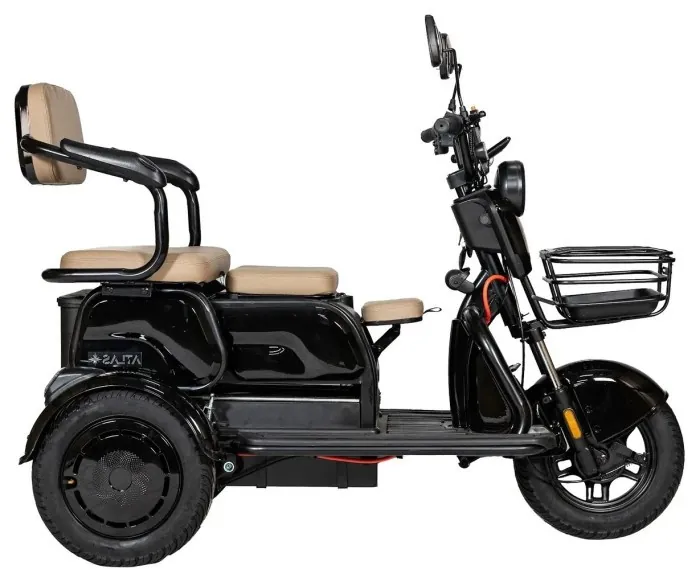 Електроскутер ATLAS Elegant Trike 800W Black