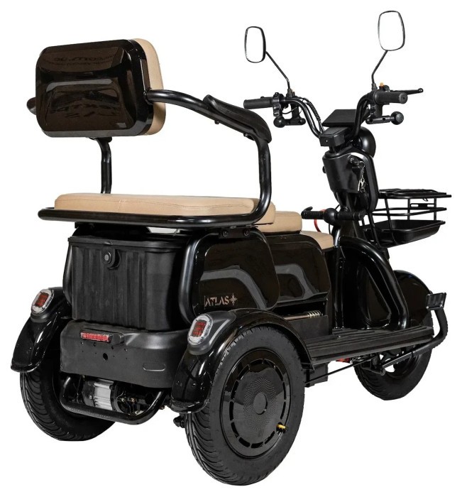 Електроскутер ATLAS Elegant Trike 800W Black