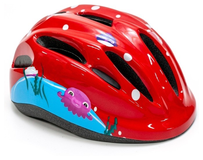 Шолом велосипедний FSK KS502, червоний, укр, укр