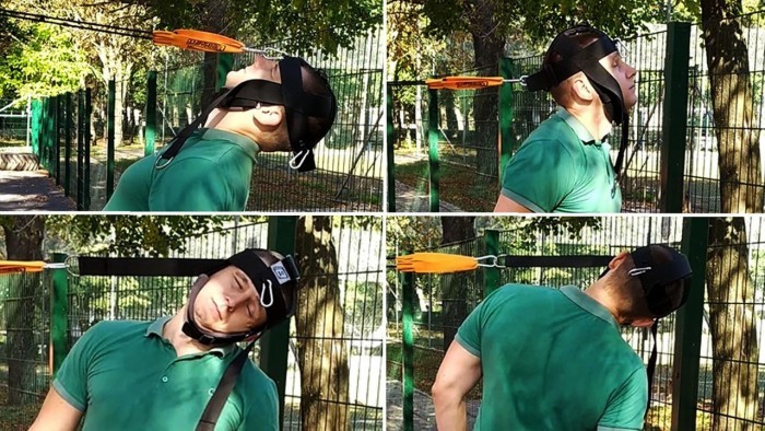 Упряжь для шеи EasyFit IRON NECK универсальная (нейлон)