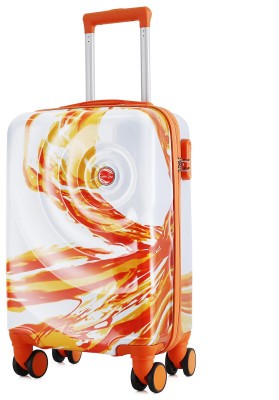 Валіза Semi Line 20" (S) White/Orange Print (T5655-1)