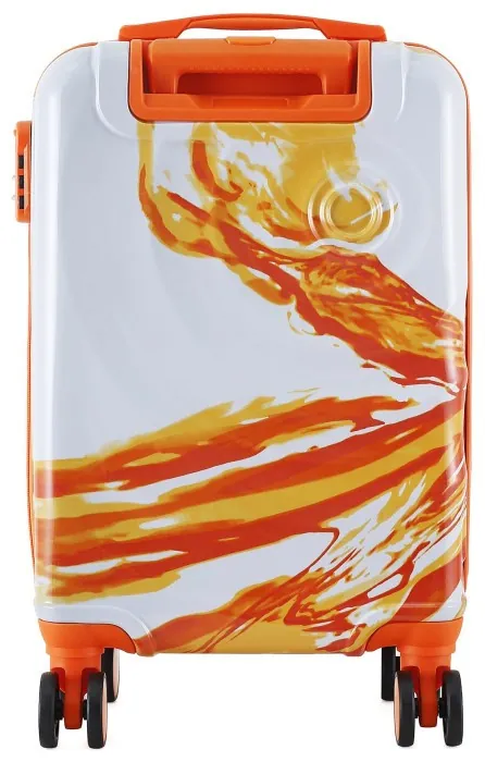Валіза Semi Line 20" (S) White/Orange Print (T5655-1)