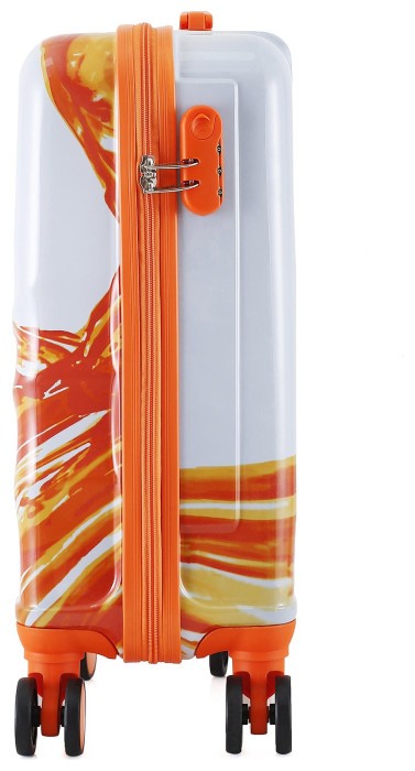 Валіза Semi Line 20" (S) White/Orange Print (T5655-1)