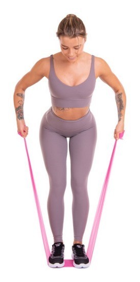 Лента латексная EasyFit 0.35 мм для пилатеса и йоги зеленая