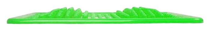 Ортопедичний масажний килимок для стоп EasyFit Acupoint з шипами зелений