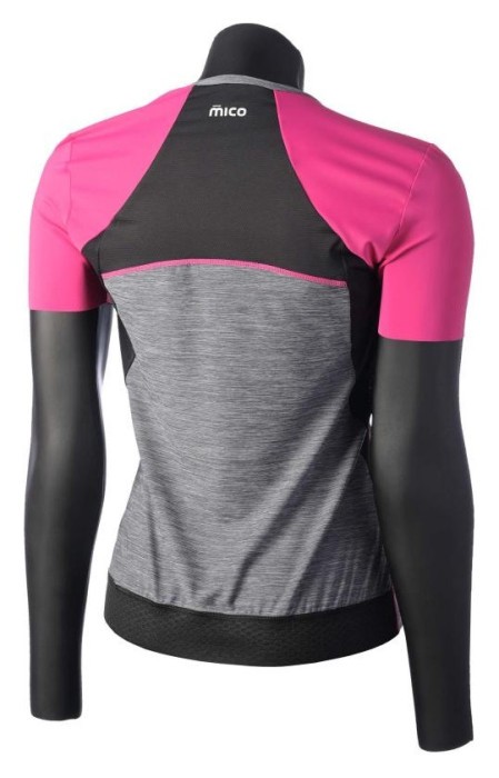 Футболка для бега MICO (MA03388) HALF SLVS V NECK SHIRT M1 TRAIL 2024