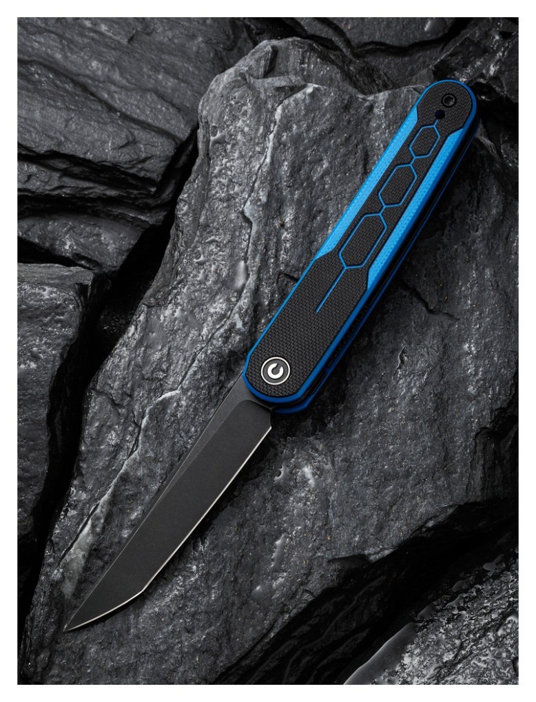 Ніж складаний Civivi KwaiQ Milled Blue/Black C23015-3, укр, укр