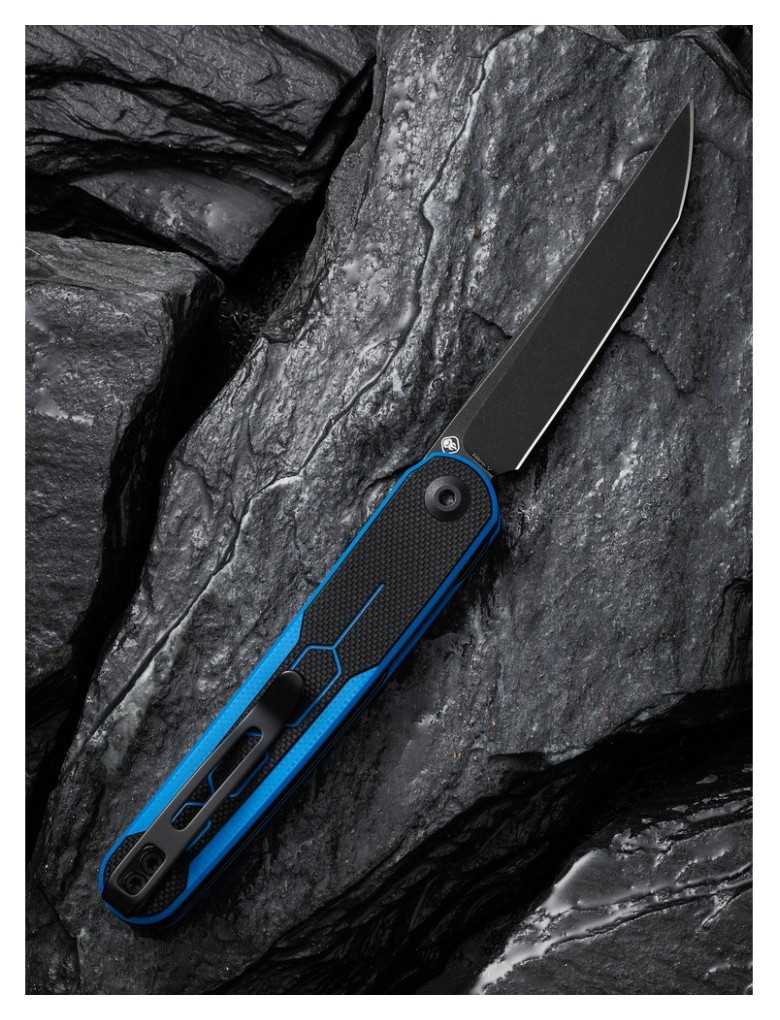 Ніж складаний Civivi KwaiQ Milled Blue/Black C23015-3, укр, укр