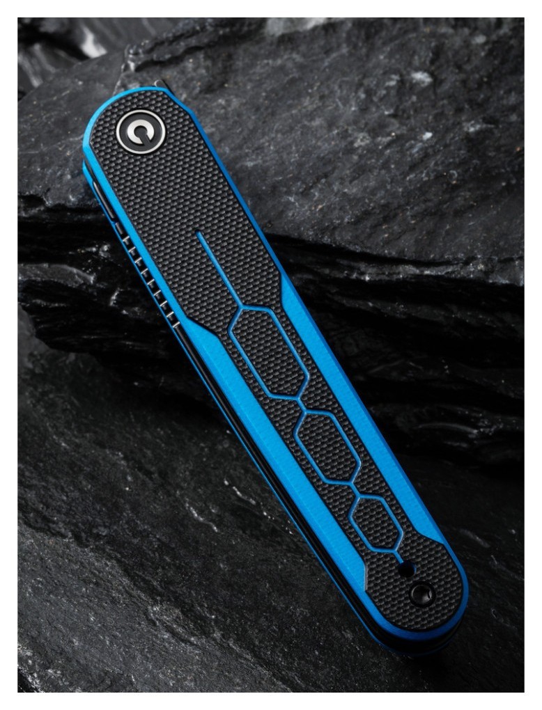 Ніж складаний Civivi KwaiQ Milled Blue/Black C23015-3, укр, укр