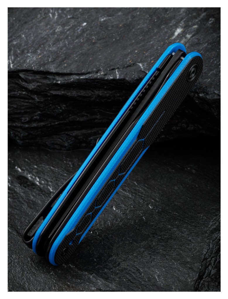 Ніж складаний Civivi KwaiQ Milled Blue/Black C23015-3, укр, укр