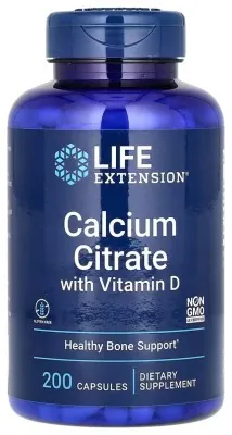 Calcium Citrate with Vitamin D - 200 caps