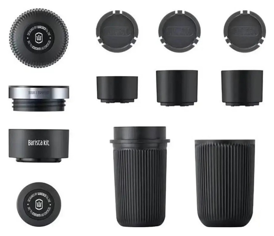 Набор баристов Wacaco Nanopresso Barista Kit, дополнительный аксессуар для Nanopresso (резервуар 120 мл, чашка, корзины, адаптер)