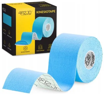 Стрічка кінезіологічна (кінезіо тейп) 4FIZJO 5 см x 5 м Sky Blue (P-5907739315991)