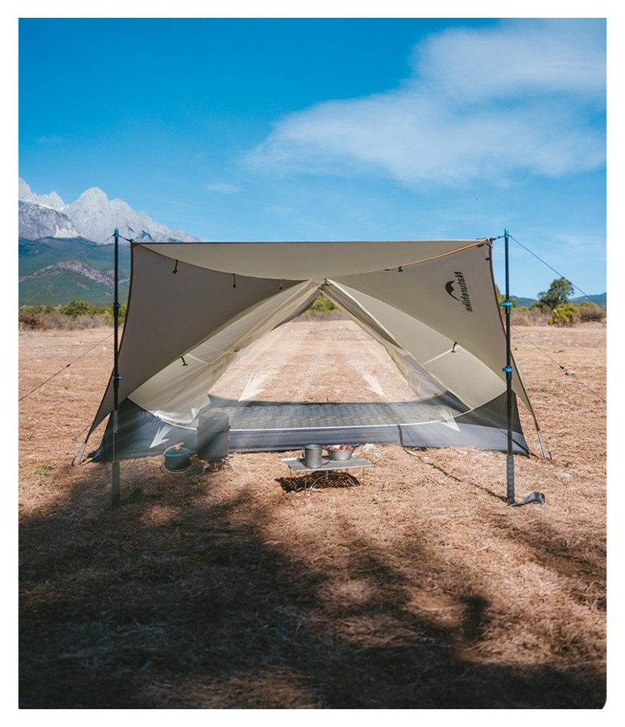 Намет надлегкий двомісний Naturehike Mongar CNK2550WS016, 15D, сiрий, укр, укр