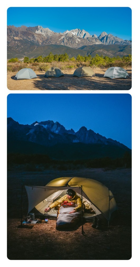 Намет надлегкий двомісний Naturehike Mongar CNK2550WS016, 15D, сiрий, укр, укр