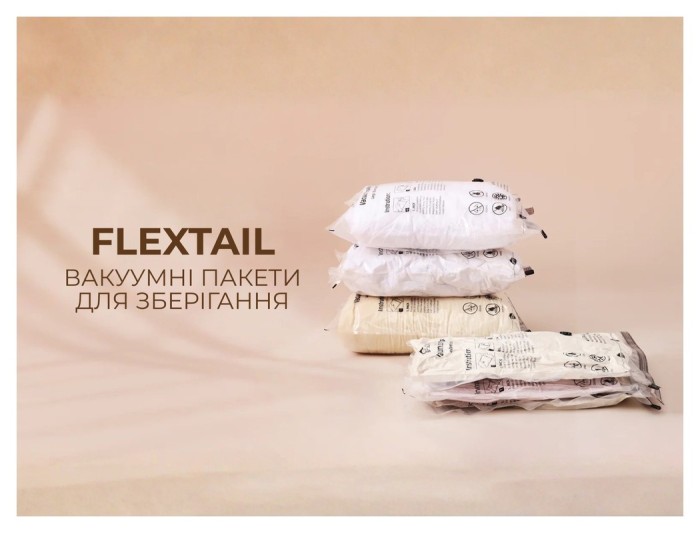 Вакуумные пакеты Flextail, размер L (60х80 см), 4 шт.