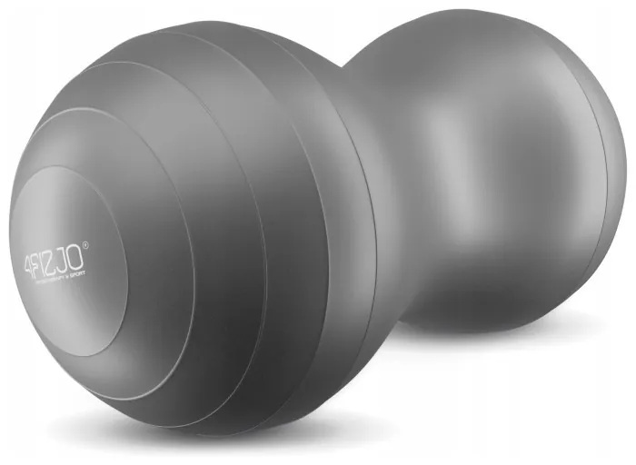 М'яч для фітнесу (арахіс) 4FIZJO Air Ball Peanut 45 x 90 см Anti-Burst Grey (P-5905973407175)